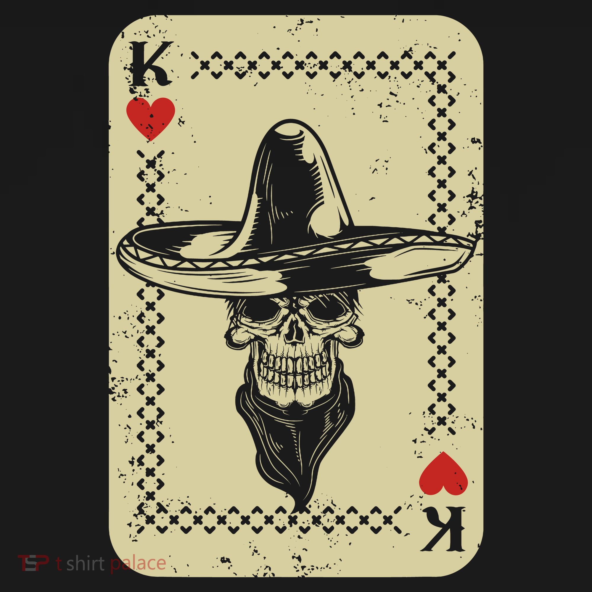 Poker King Mexico Sugar Skull Calavera Cards Player Cowboy Women's Long Sleeve Shirt