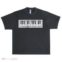 Piano Keyboard Musical Musician Pianist Gift Urban Oversized Heavyweight T-Shirt thumb 0
