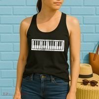 Piano Keyboard Musical Musician Pianist Gift Women's Tank Top thumb 2