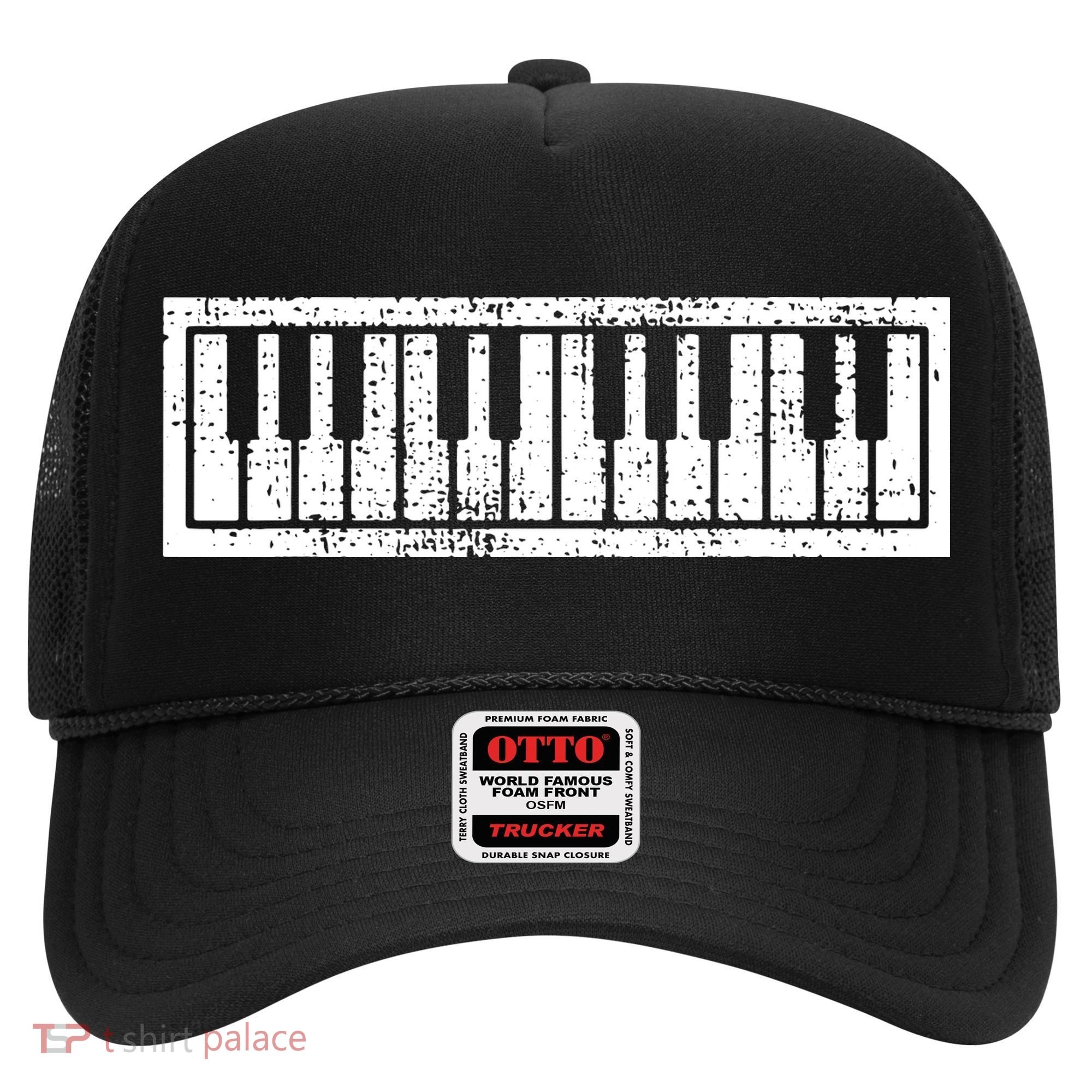 Piano Keyboard Musical Musician Pianist Gift Hat