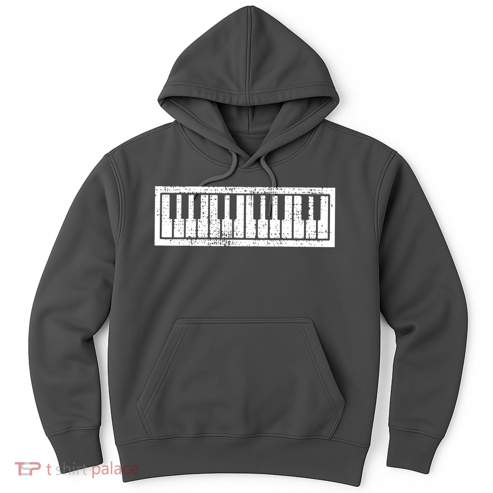 Piano Keyboard Musical Musician Pianist Gift Hoodie
