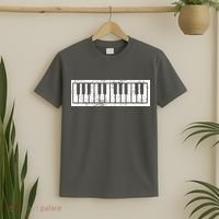 Piano Keyboard Musical Musician Pianist Gift T-Shirt thumb 2