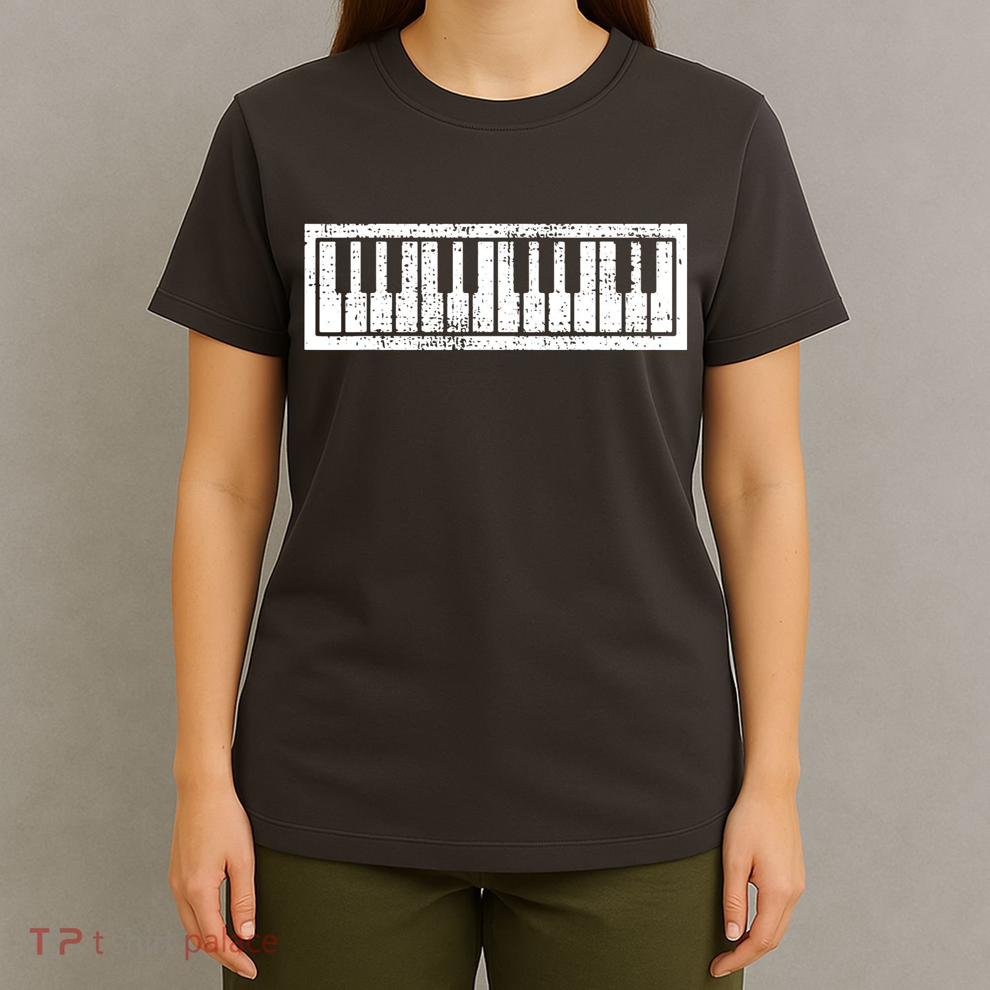Piano Keyboard Musical Musician Pianist Gift T-Shirt