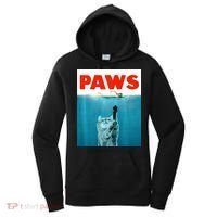 Paws Kitten Meow Parody Funny Cat Lover Gifts Women's Hoodie thumb 0