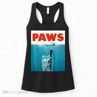 Paws Kitten Meow Parody Funny Cat Lover Gifts Women's Tank Top thumb 0