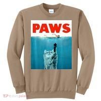 Paws Kitten Meow Parody Funny Cat Lover Gifts Sweatshirt thumb 0