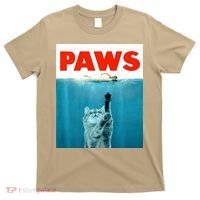 Paws Kitten Meow Parody Funny Cat Lover Gifts T-Shirt thumb 0