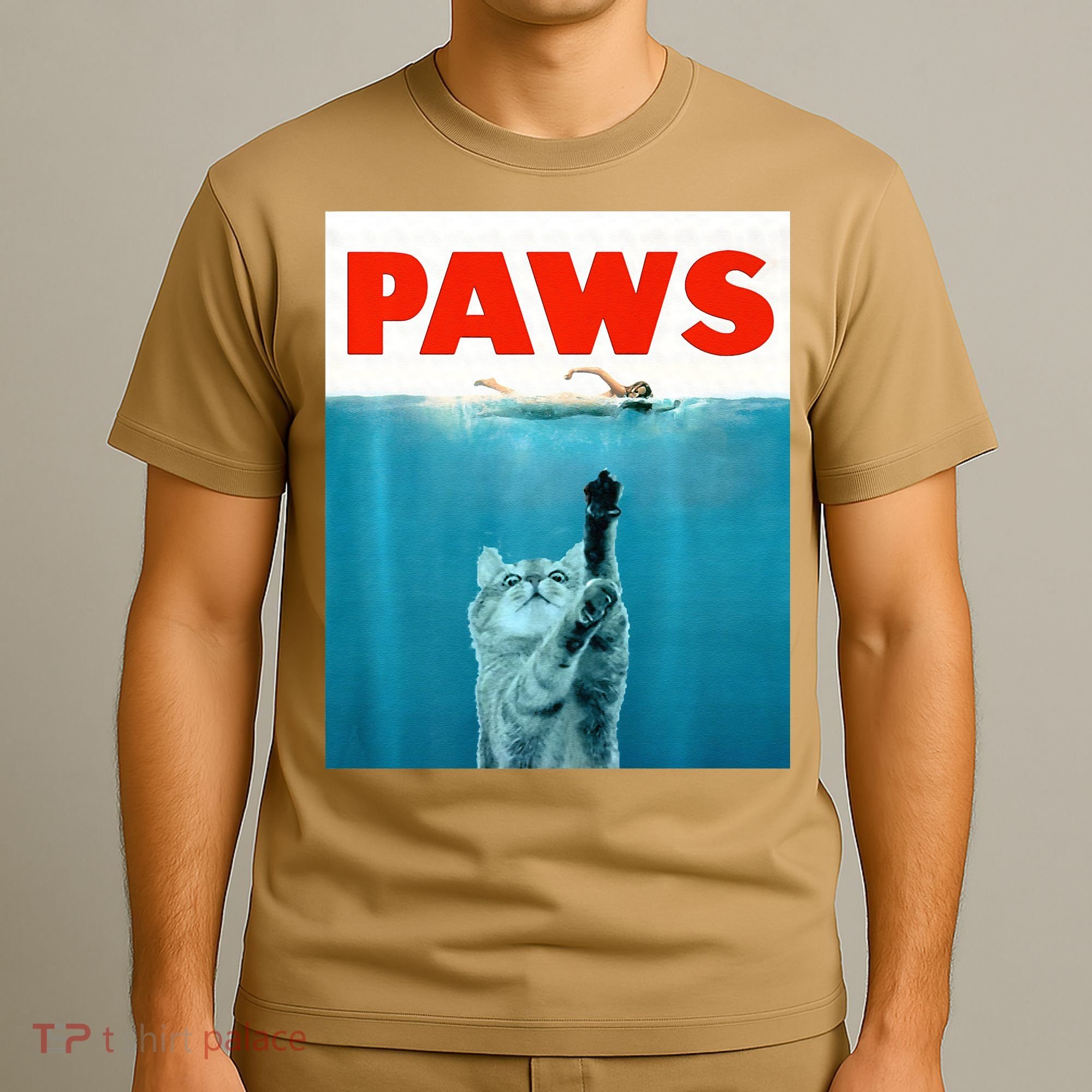 Paws Kitten Meow Parody Funny Cat Lover Gifts T-Shirt