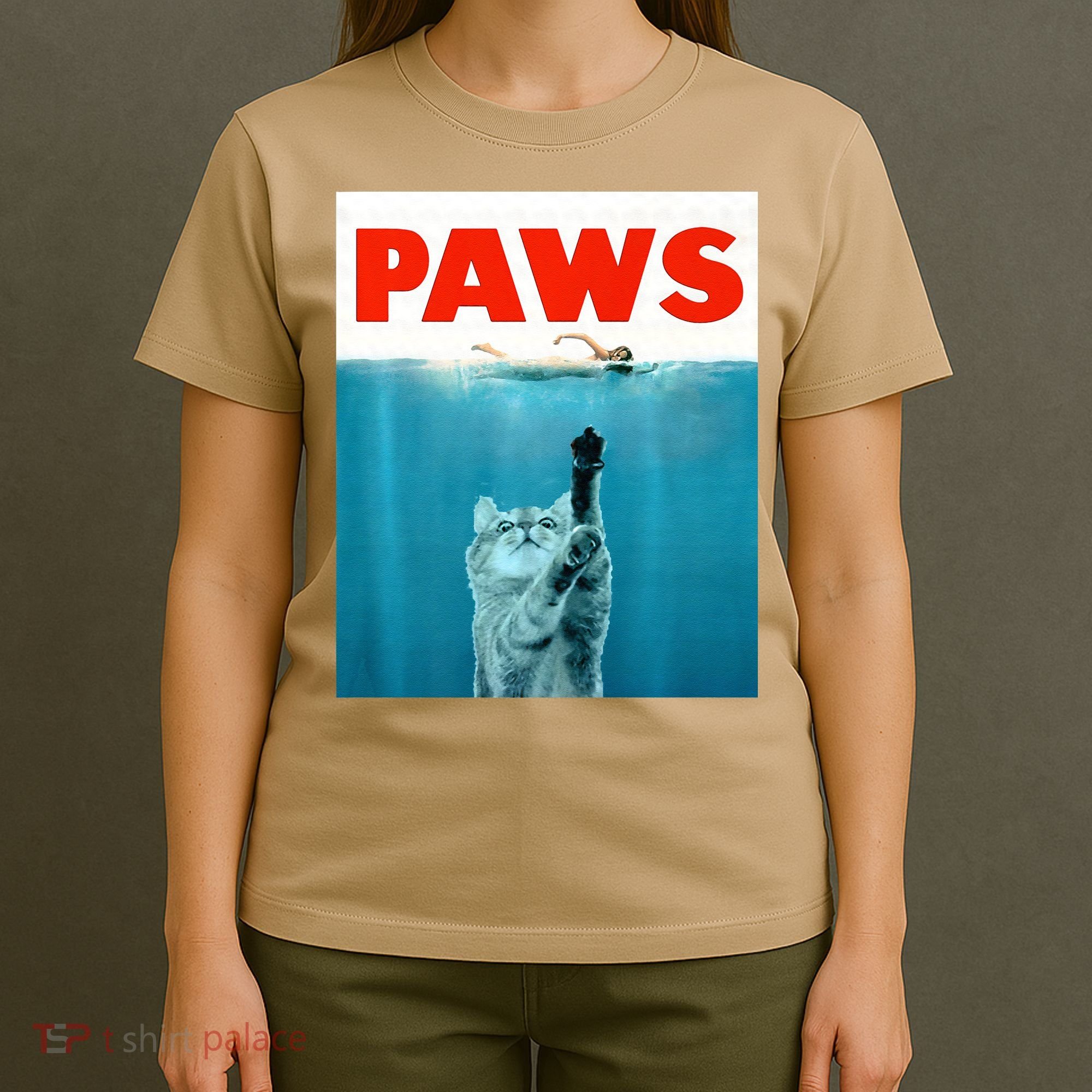 Paws Kitten Meow Parody Funny Cat Lover Gifts T-Shirt