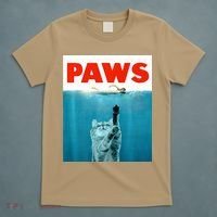 Paws Kitten Meow Parody Funny Cat Lover Gifts T-Shirt thumb 5