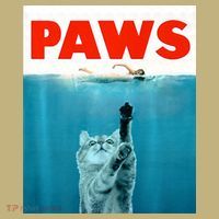 Paws Kitten Meow Parody Funny Cat Lover Gifts T-Shirt thumb 7