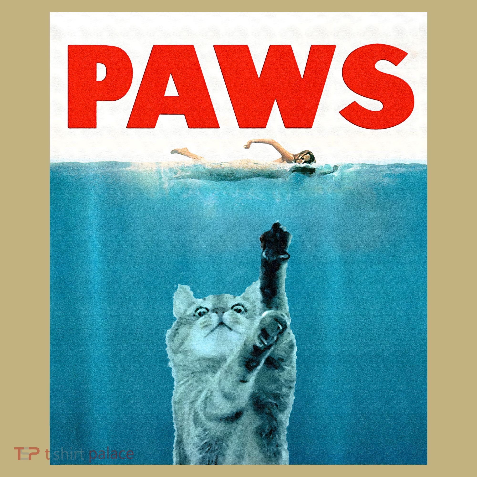 Paws Kitten Meow Parody Funny Cat Lover Gifts T-Shirt