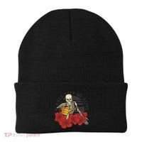 Plants Keep Me Alive Floral Skull Beanie thumb 0