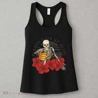 Plants Keep Me Alive Floral Skull Women's Tank Top thumb 3