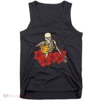 Plants Keep Me Alive Floral Skull Tank Top thumb 0