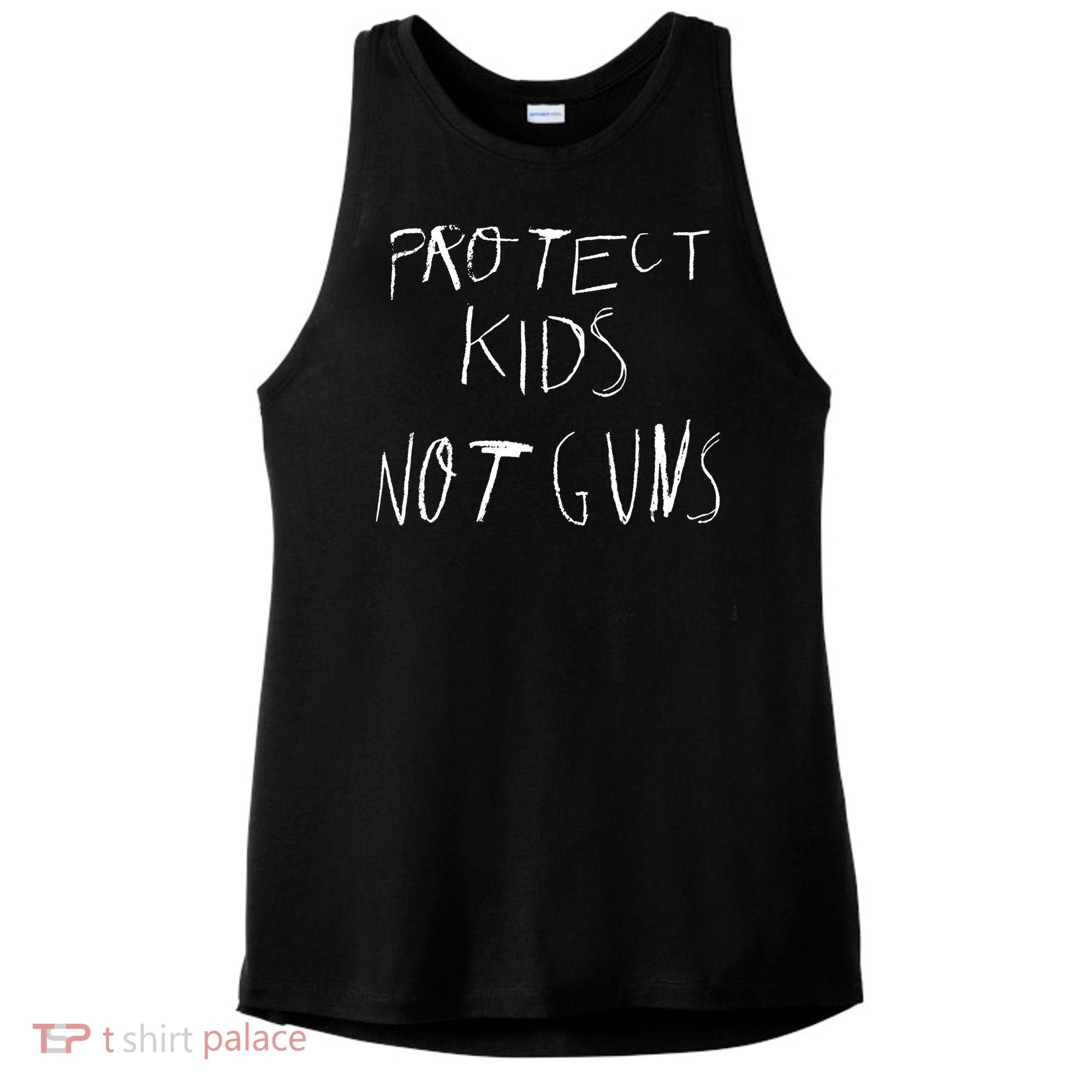 Protect Kid Not Guns Pencil Ladies PosiCharge Tri-Blend Wicking Tank