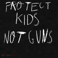 Protect Kid Not Guns Pencil Ladies PosiCharge Tri-Blend Wicking Tank thumb 2
