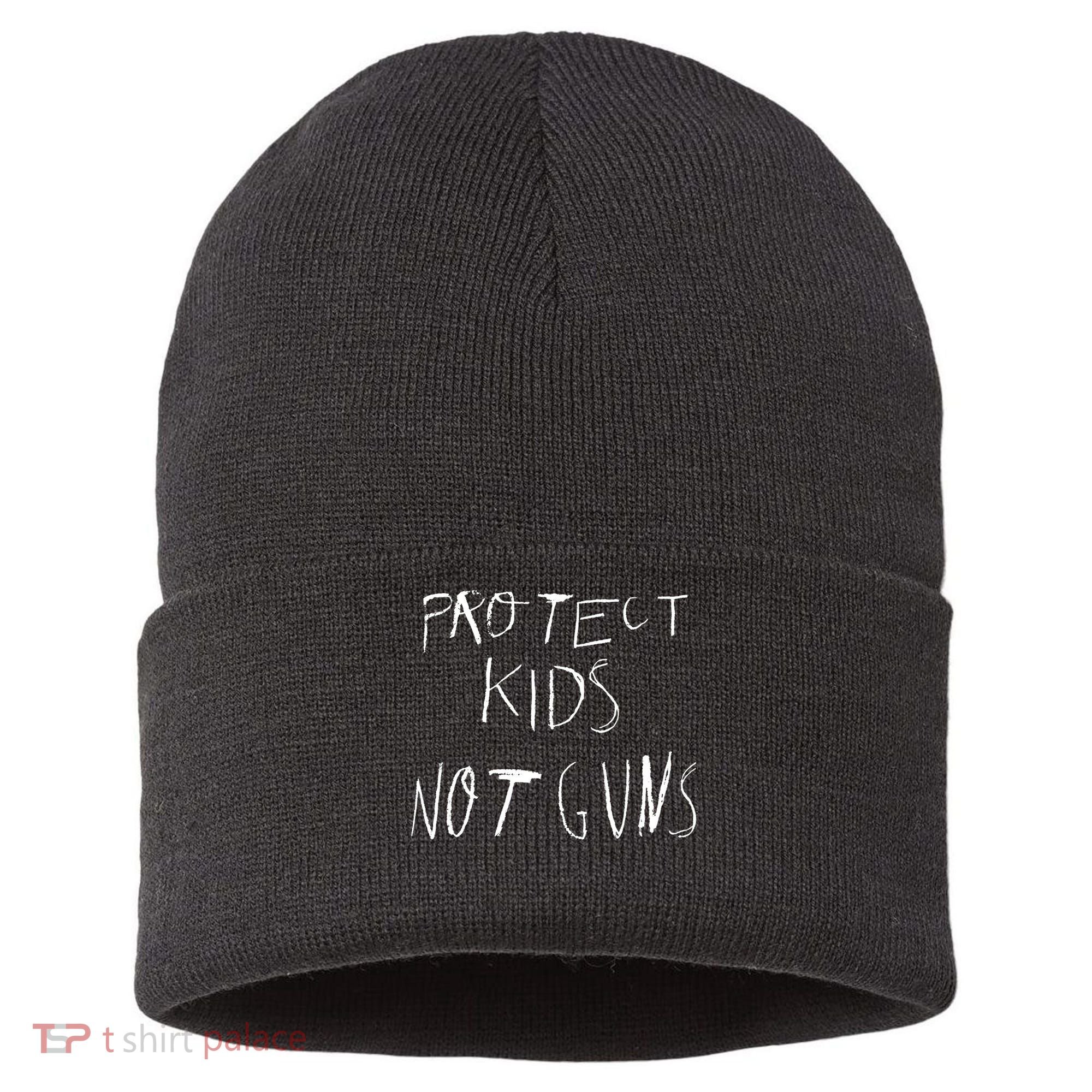 Protect Kid Not Guns Pencil Sustainable Knit Beanie
