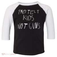 Protect Kid Not Guns Pencil Toddler Fine Jersey T-Shirt thumb 0