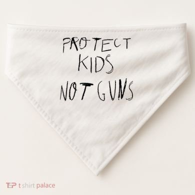 Protect Kid Not Guns Pencil USA-Made Doggie Bandana