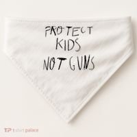 Protect Kid Not Guns Pencil USA-Made Doggie Bandana thumb 0
