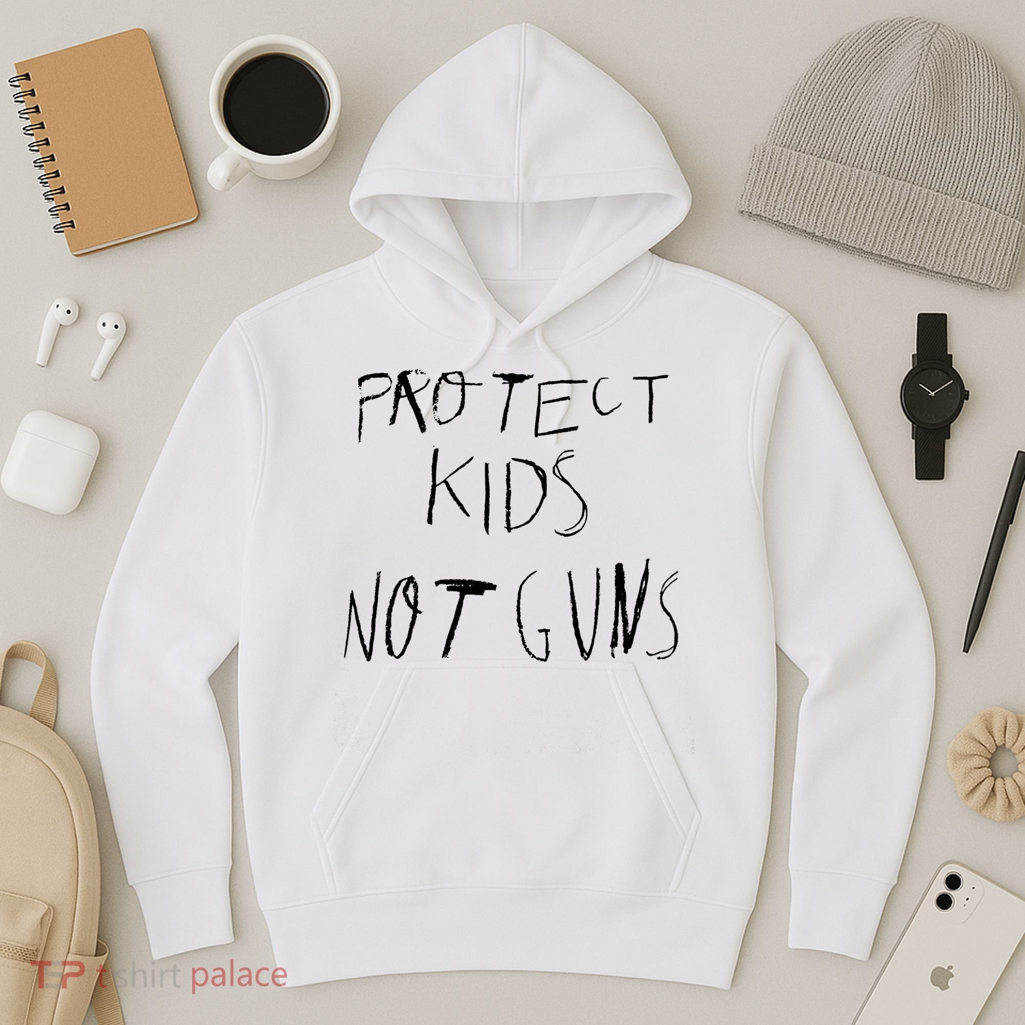 Protect Kid Not Guns Pencil Hoodie