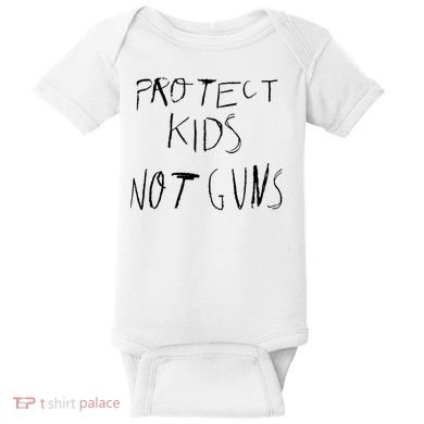 Protect Kid Not Guns Pencil Baby Bodysuit