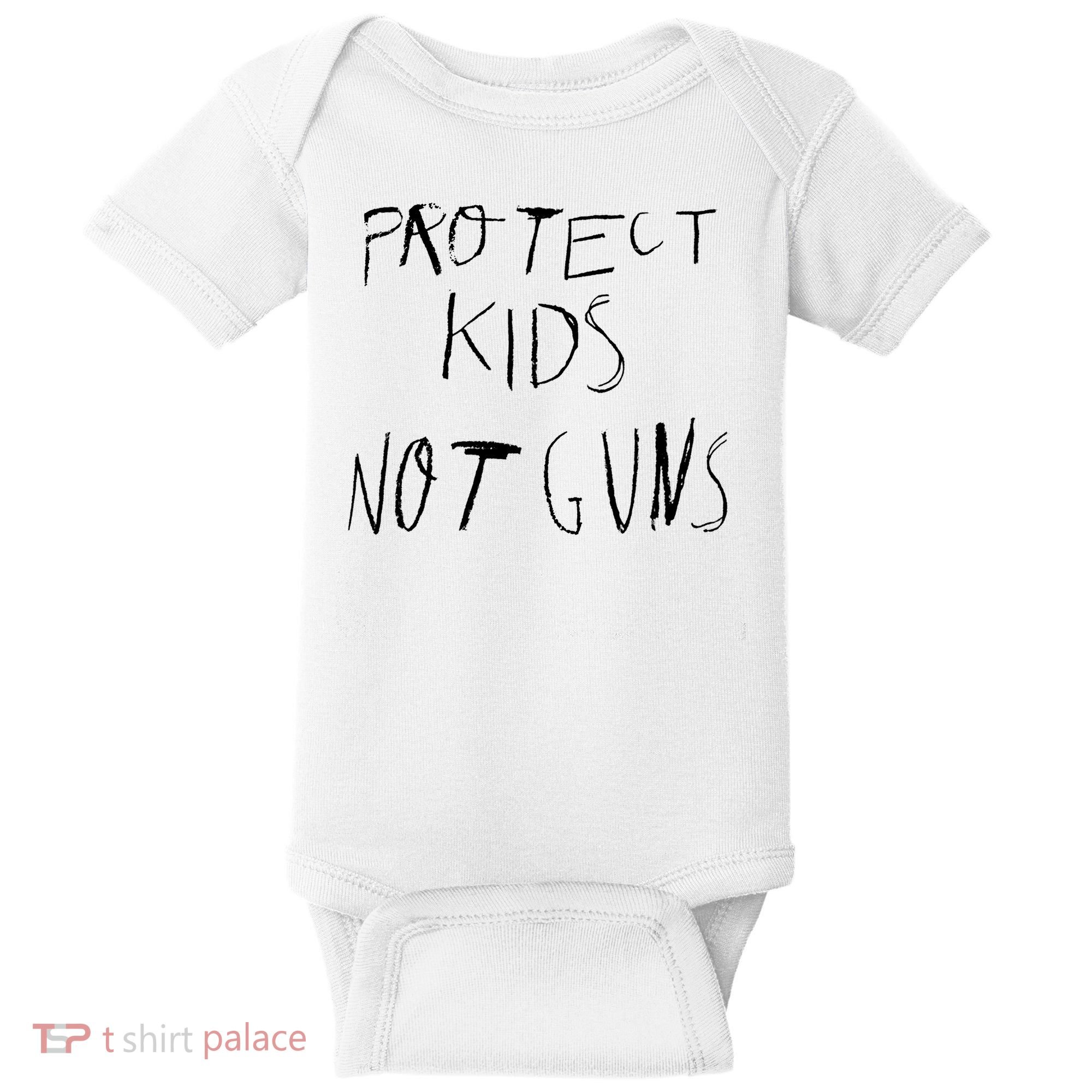 Protect Kid Not Guns Pencil Baby Bodysuit