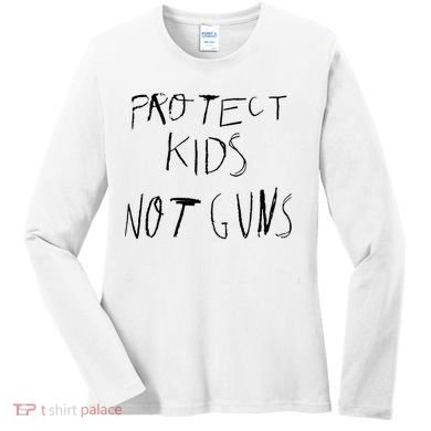 Protect Kid Not Guns Pencil Women's Long Sleeve Shirt