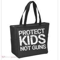 Protect Kids Not Guns Faded Grunge Tote Bag thumb 2