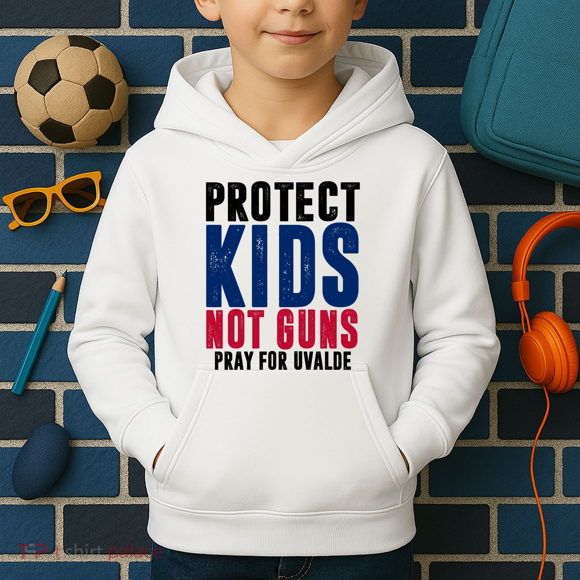 Protect Kids Not Guns Pray For Uvalde Kids Hoodie