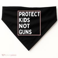 Protect Kids Not Guns End Gun Violence Uvalde Strong USA-Made Doggie Bandana thumb 0