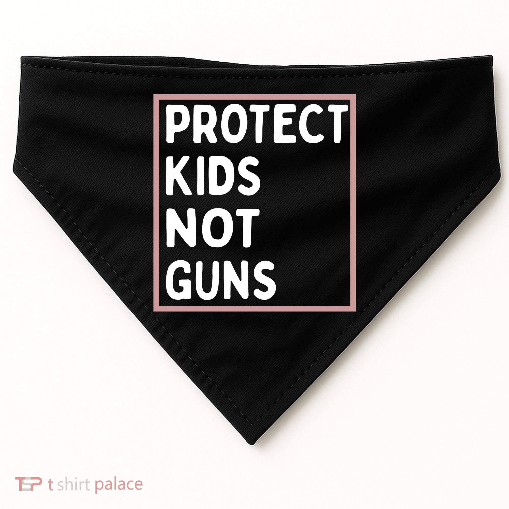 Protect Kids Not Guns End Gun Violence Uvalde Strong USA-Made Doggie Bandana