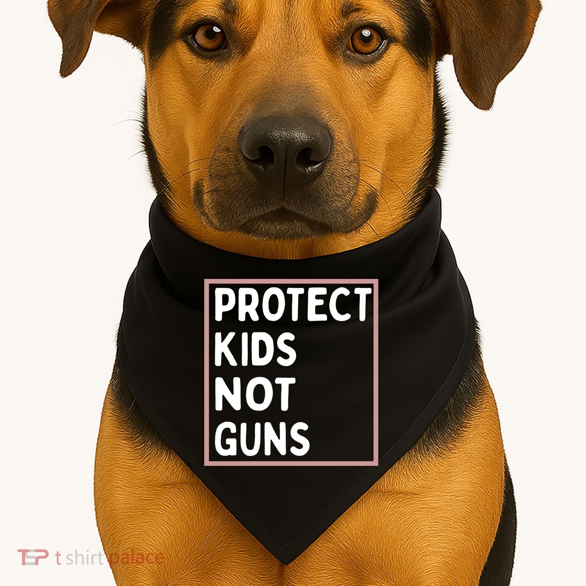 Protect Kids Not Guns End Gun Violence Uvalde Strong USA-Made Doggie Bandana