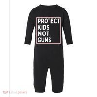 Protect Kids Not Guns End Gun Violence Uvalde Strong Infant Fleece One Piece thumb 0