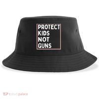 Protect Kids Not Guns End Gun Violence Uvalde Strong Sustainable Bucket Hat thumb 0