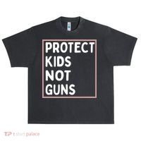 Protect Kids Not Guns End Gun Violence Uvalde Strong Urban Oversized Heavyweight T-Shirt thumb 0