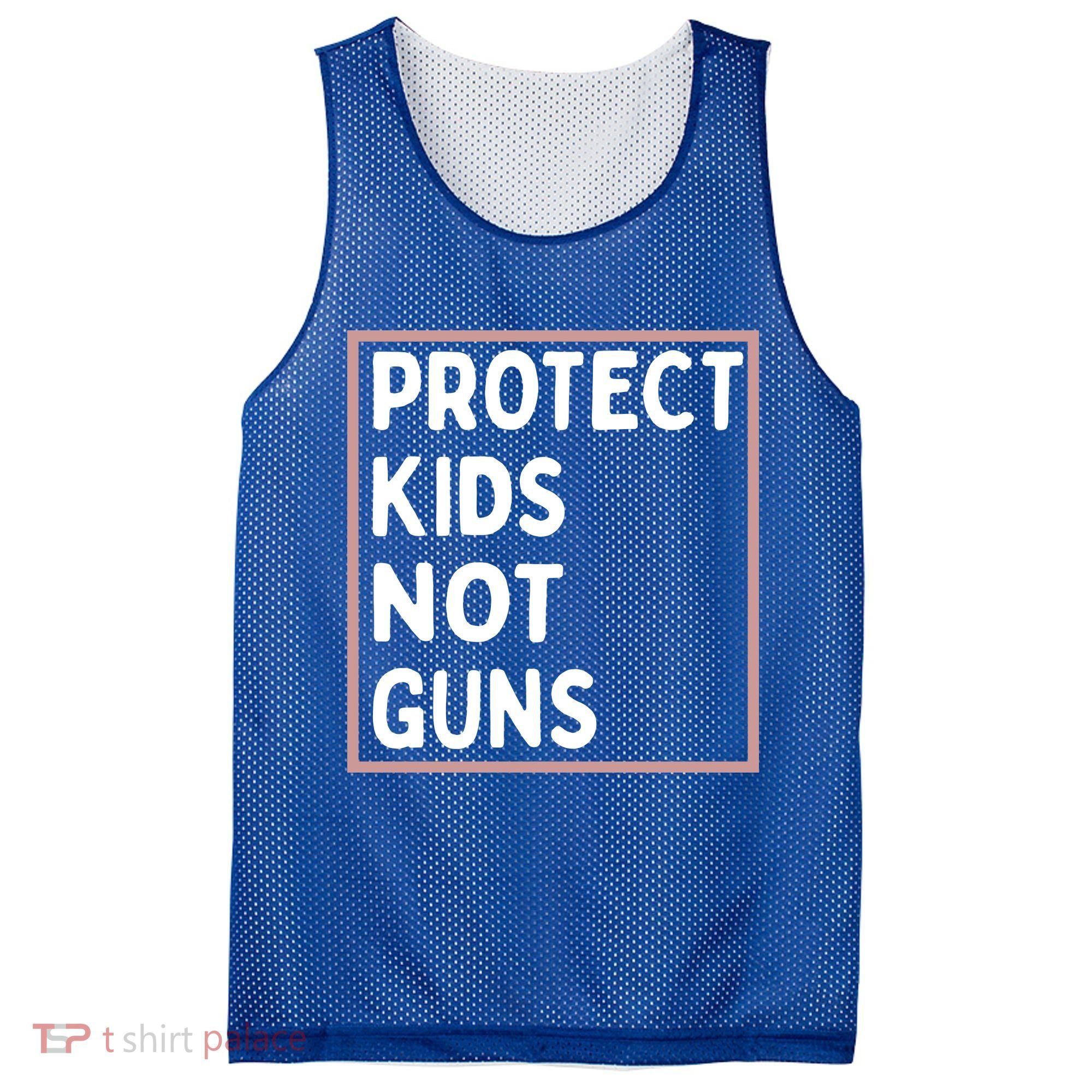 Protect Kids Not Guns End Gun Violence Uvalde Strong Mesh Reversible Basketball Jersey Tank