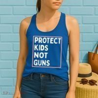Protect Kids Not Guns End Gun Violence Uvalde Strong Women's Tank Top thumb 2