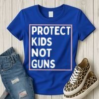 Protect Kids Not Guns End Gun Violence Uvalde Strong Women's T-Shirt thumb 3