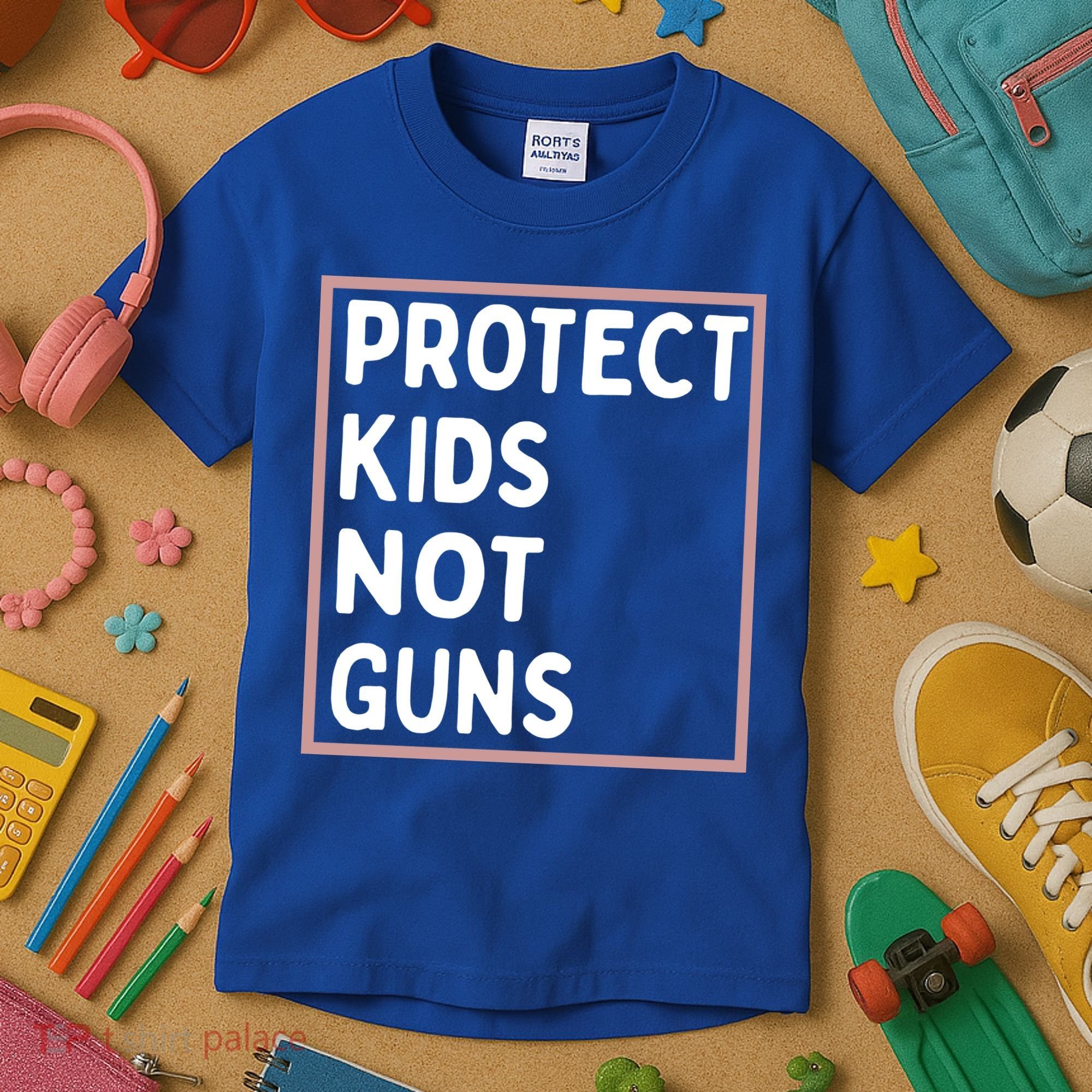 Protect Kids Not Guns End Gun Violence Uvalde Strong Kids T-Shirt