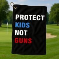 Protect Kids Not Guns Golf Towel thumb 1