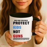 Protect Kids Not Guns Justice For Uvalde Texas Coffee Mug thumb 3