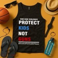 Protect Kids Not Guns Justice For Uvalde Texas Tank Top thumb 4