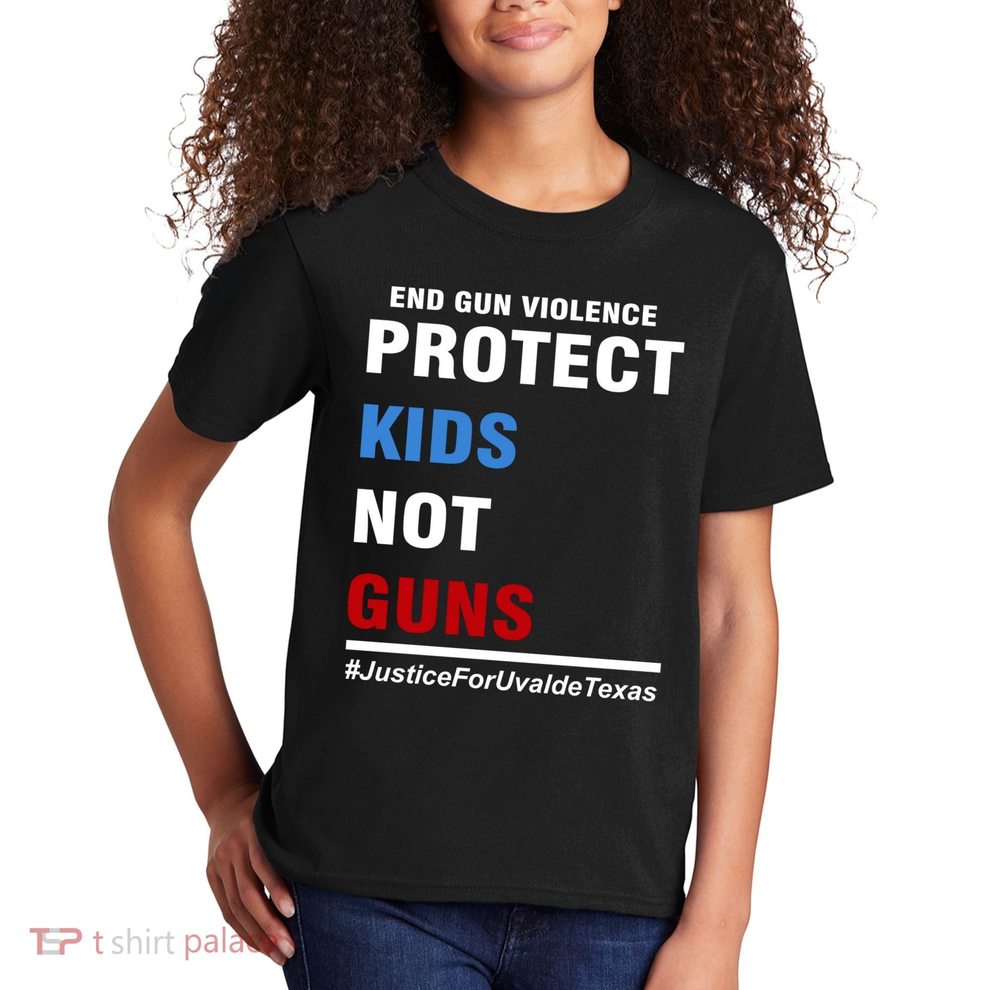 Protect Kids Not Guns Justice For Uvalde Texas Kids T-Shirt