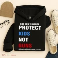 Protect Kids Not Guns #JusticeForUvalde Hoodie thumb 4