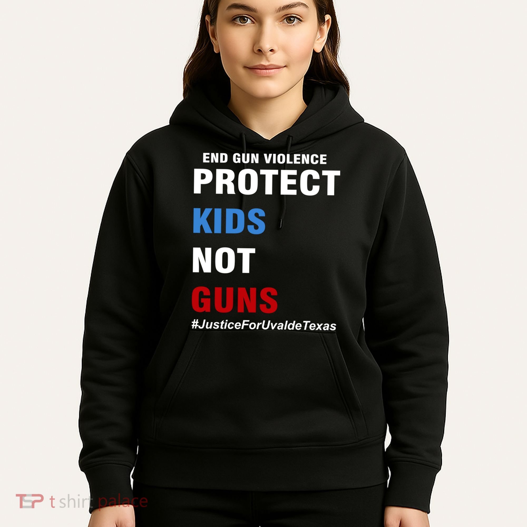 Protect Kids Not Guns #JusticeForUvalde Hoodie
