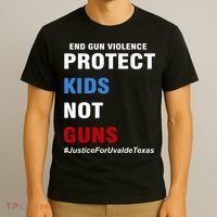 Protect Kids Not Guns #JusticeForUvalde T-Shirt thumb 3