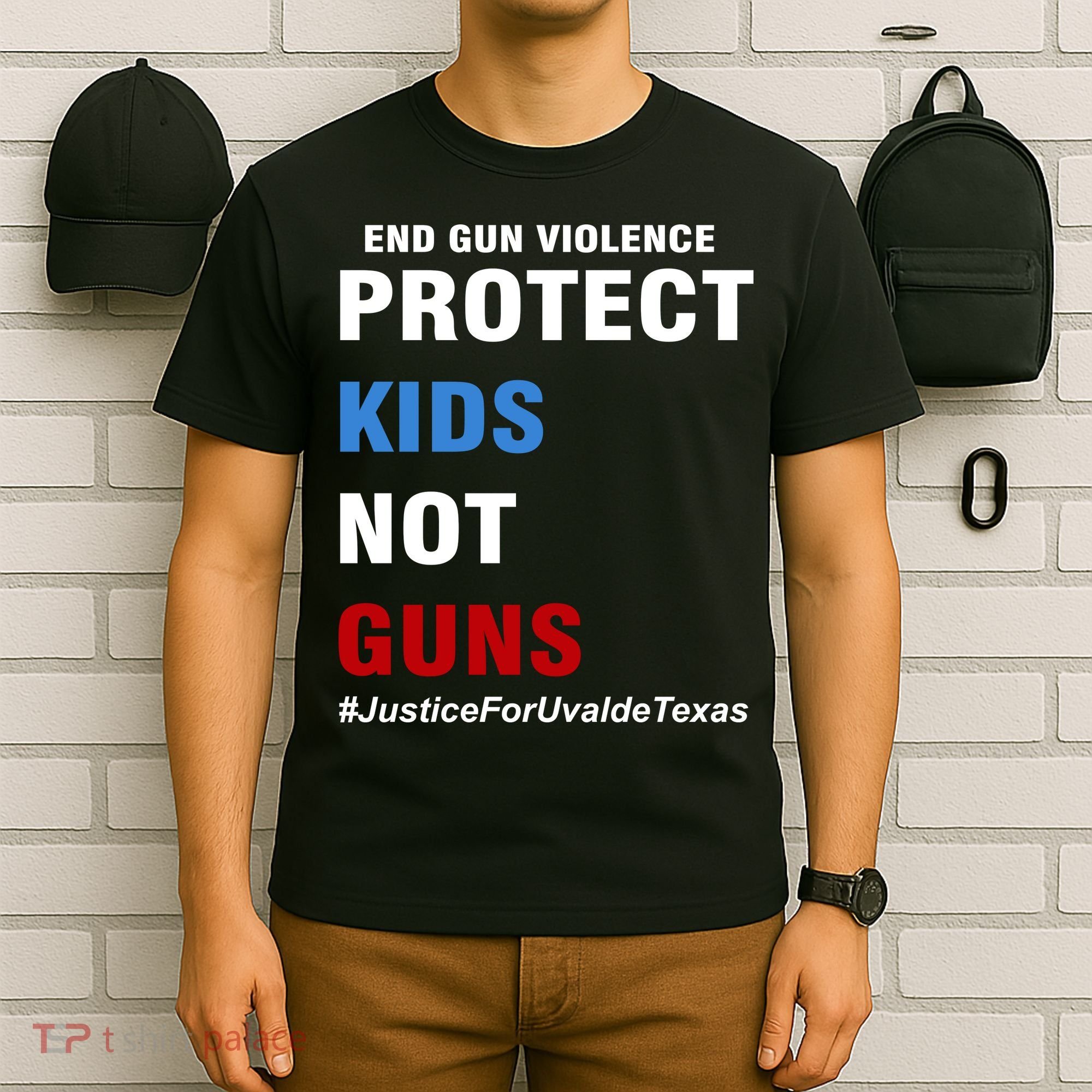 Protect Kids Not Guns #JusticeForUvalde T-Shirt