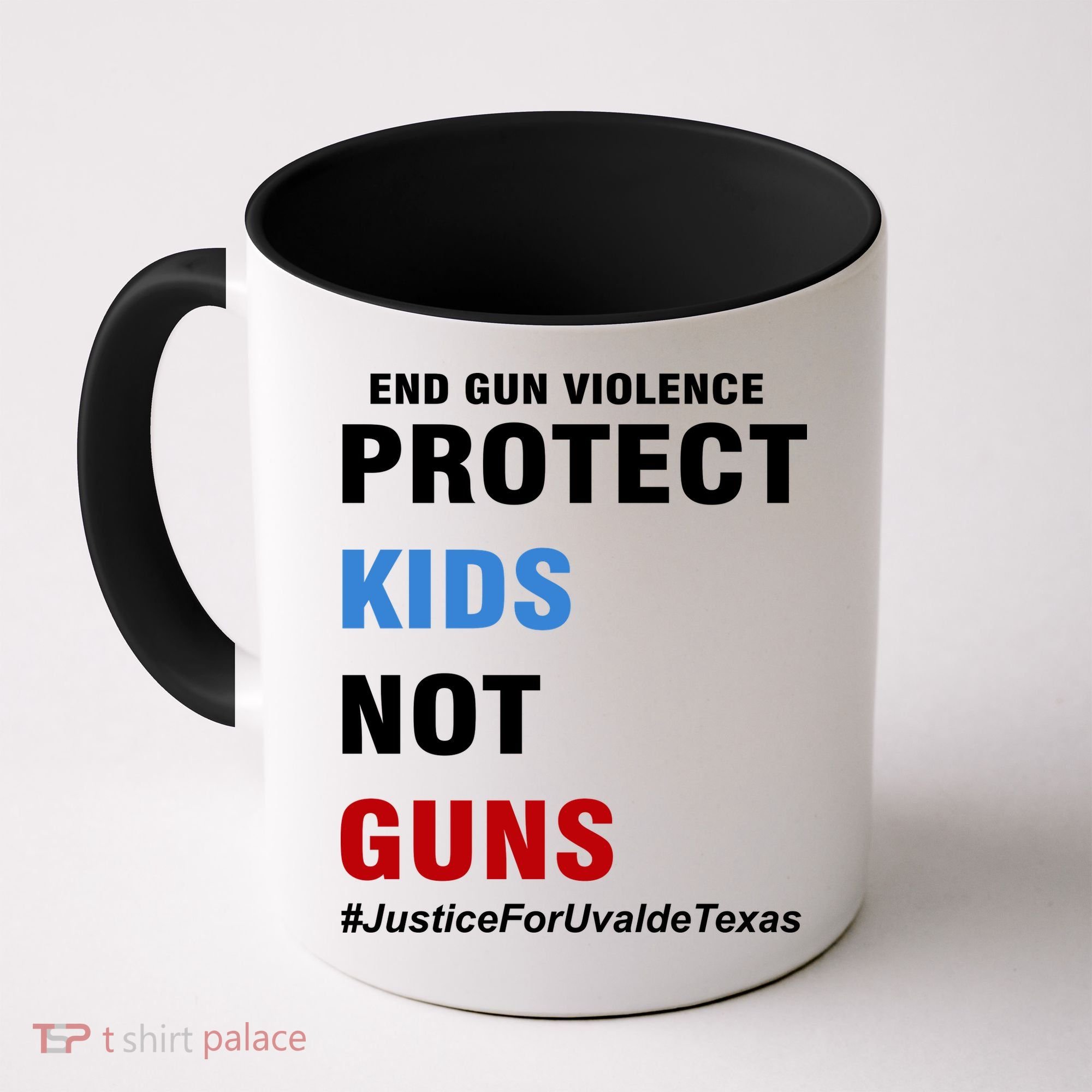 Protect Kids Not Guns #JusticeForUvalde Coffee Mug